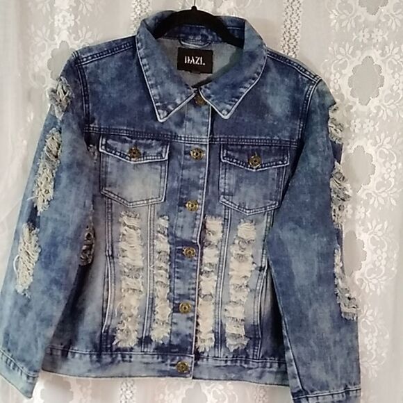 DAZI BOY BYE JEANS JACKET SIZE XL UNOSEX - Picture 1 of 8